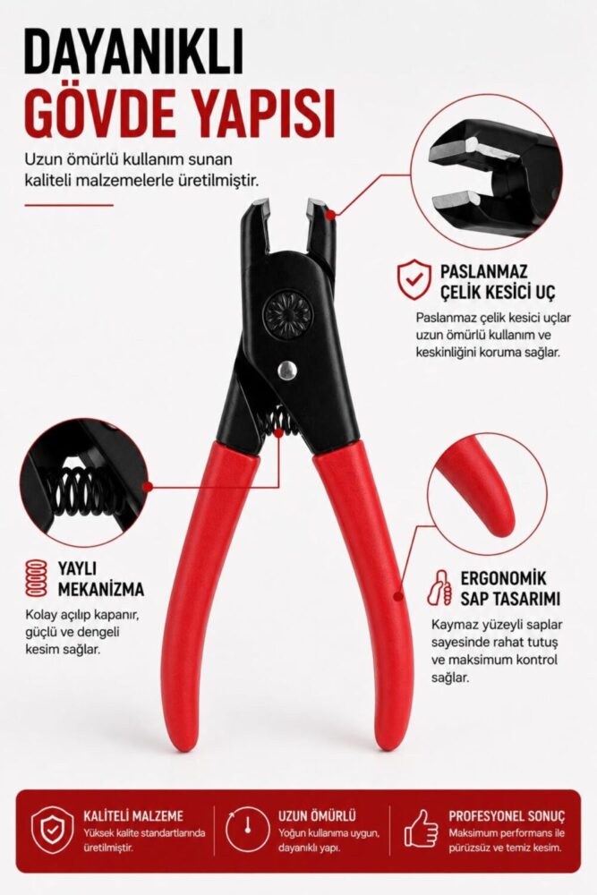 Gold Beauty Profesyonel Tırnak Makası – Paslanmaz Çelik Cuticle Scissor Manikür Pedikür Aleti - Görsel 3