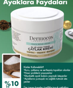 Alternative view of Dermocos El, Ayak ve Topuk Çatlak Kremi 100ml – Üre Yoğun Nemlendirici Onarıcı ve Yumuşatıcı Bakım