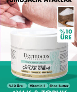 Dermocos El, Ayak ve Topuk Çatlak Kremi 100ml – Üre Yoğun Nemlendirici Onarıcı ve Yumuşatıcı Bakım