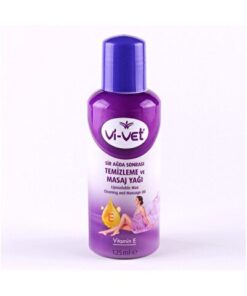 Vi vet Ağda Sonrası Temizleme Ve Masaj Yağı E Vitamini 125ml - Görsel 3
