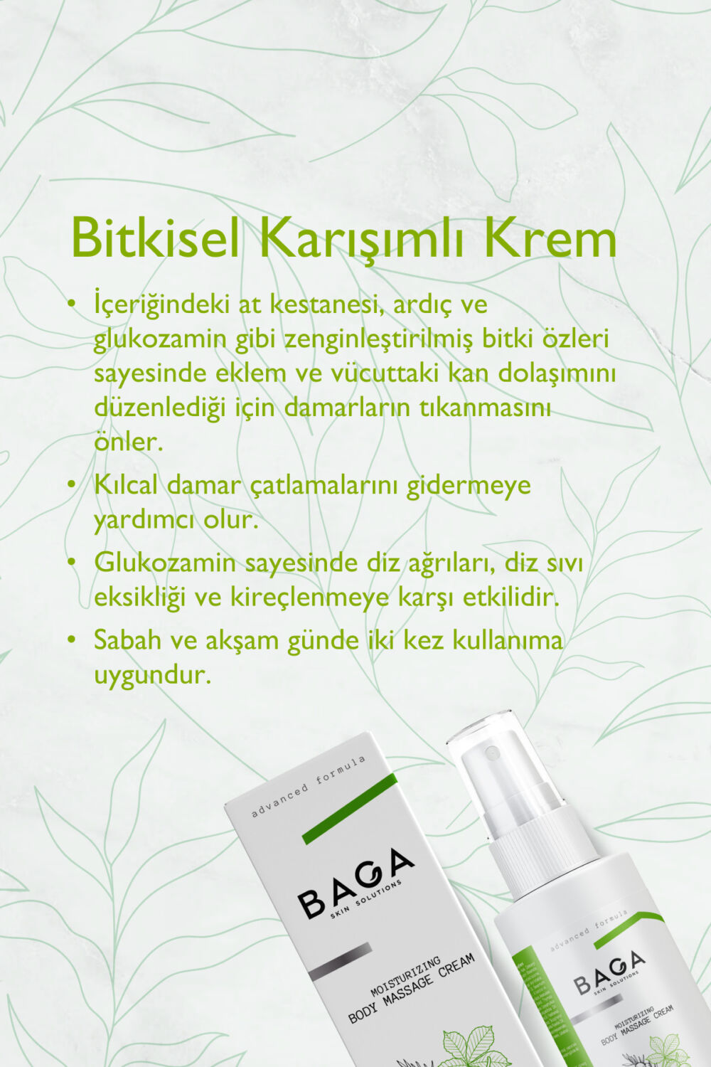 Baga Boyun, Bel, Kas & Eklem Ağrıları Için Masaj Kremi - Görsel 2