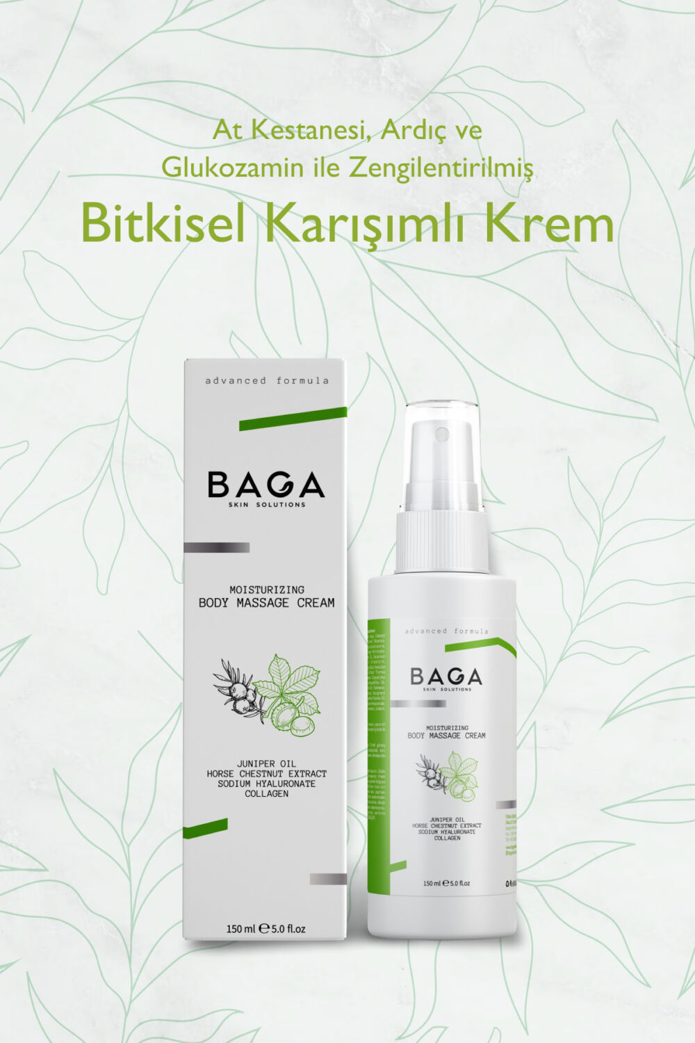 Baga Boyun, Bel, Kas & Eklem Ağrıları Için Masaj Kremi