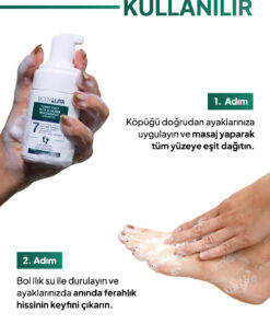 bodylita Foamyfoot Ayak Kokusu Giderici Çay Ağacı Ve 7 Aktif Içerikli ayak köpük şampuanı - Görsel 3