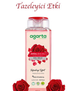 Agarta Doğal Aha Gül Duş Jeli 400 ml - Görsel 3