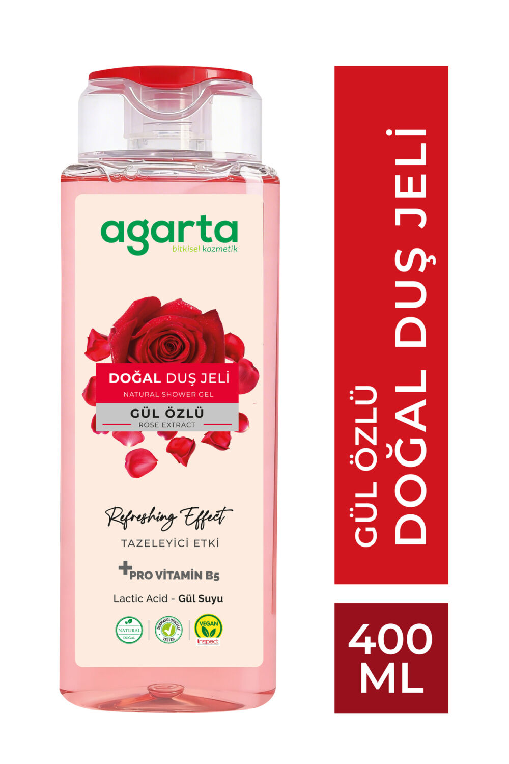 Agarta Doğal Aha Gül Duş Jeli 400 ml
