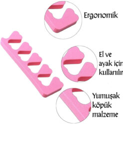 Alternative view of zeixpow Parmak Ayırıcı Aparat El Ve Ayak Parmak Ayırma Süngeri Manikür Pedikür Aksesuarı Kozmetik 1 Adet