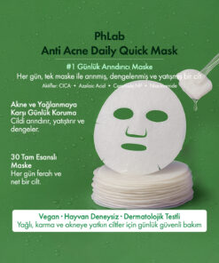 Ph Lab Phlab Anti Acne Daily Quick Günlük 30'lu Maske - Görsel 3