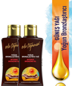 Eda Taşpınar Mini Boy Yoğun Bronzlaştırıcı Yağ SPF 0 – Yoğun Bronz Görünüm 50 ml x 2 ADET