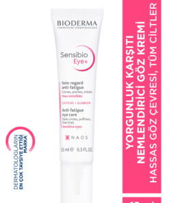 Bioderma Sensibio Eye+ Hassas Göz Çevresi Yorgunluk, İnce Çizgi Karşıtı Nemlendirici Göz Kremi 15 ml