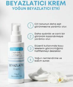Bepure Beyazlatıcı Krem, Yüz, Vücut Ve Genital Bölge Için Leke Ve Kararma Giderici Krem, Whitening 100 ml - Görsel 3
