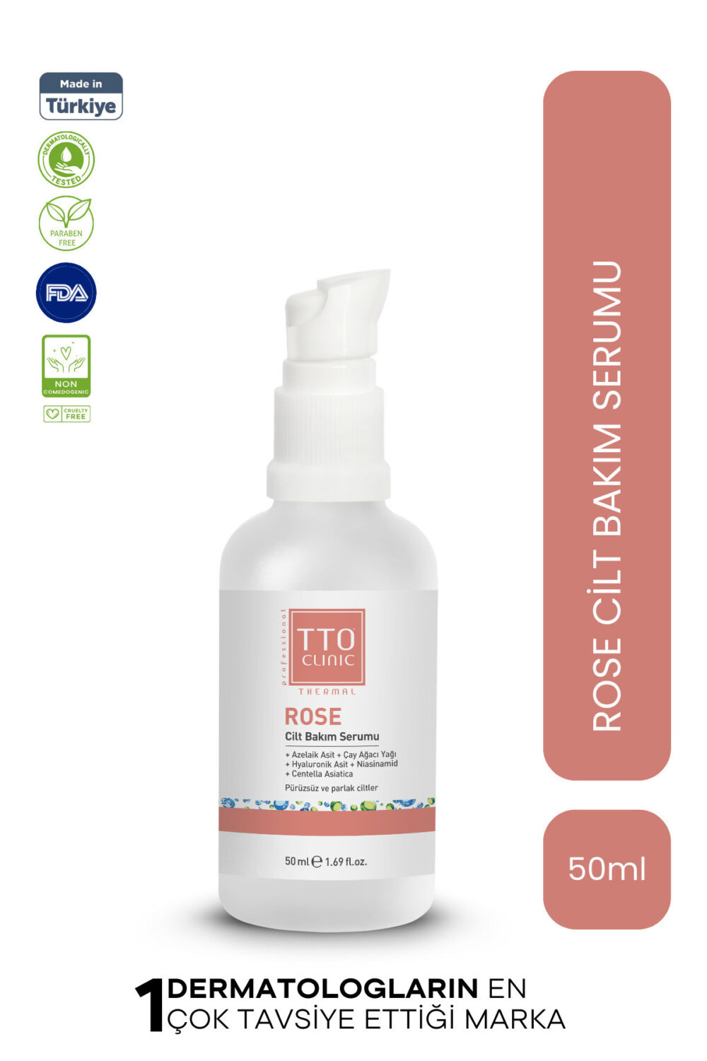 TTO Clinic Roze Cilt Bakım Serumu 50 ml