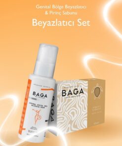 Baga Beyazlatıcı Set Genital Bölge Beyazlatıcı & Pirinç Sabun