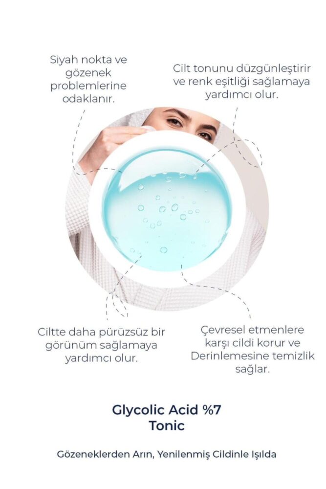 Embeauty Leke Karşıtı Canlandırıcı Ve Gözenek Sıkılaştırıcı Glikolik Asit Tonik 200 ml - Görsel 2