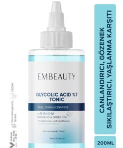 Embeauty Leke Karşıtı Canlandırıcı Ve Gözenek Sıkılaştırıcı Glikolik Asit Tonik 200 ml