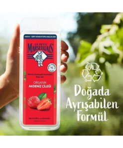 Le Petit Marseillais Akdeniz Çileği Duş Jeli 400 ml x4 - Görsel 3