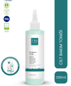TTO Clinic Cilt Bakım Toniği 200 ml Arındırıcı Gözenek Temizleyici Nemlendirici Yüz Toniği