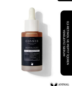 COSMED %0.5 Retinol ve Peptit İçeren Yenileyici Serum/Skinologist %0.5 RETINOL SERUM 30ML
