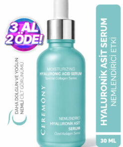 Ceremony Hyaluronik Asit Serum 30 ml | Yoğun Nem Dolgunluk Cilt Bariyer Onarıcı