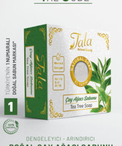 Tala Çay Ağacı Sabunu Arındırıcı ve Sebum Dengeleyici Yağlı Ciltler İçin Doğal Sabun 150 Gr