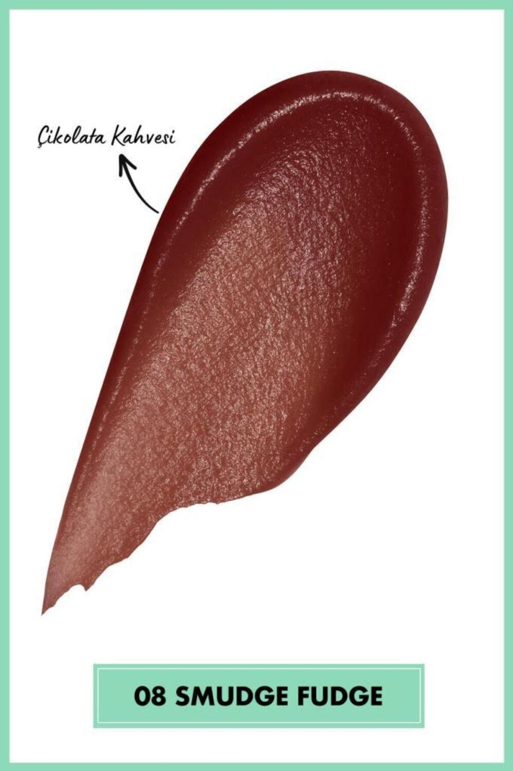 NYX Professional Makeup Smushy Yumuşacık Mat Dudak Balmı - 08 Smudge Fudge - Görsel 2