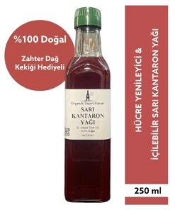 Organik Sepet Pazarı Sarı Kantaron Yağı 250 Ml Cam Şişe