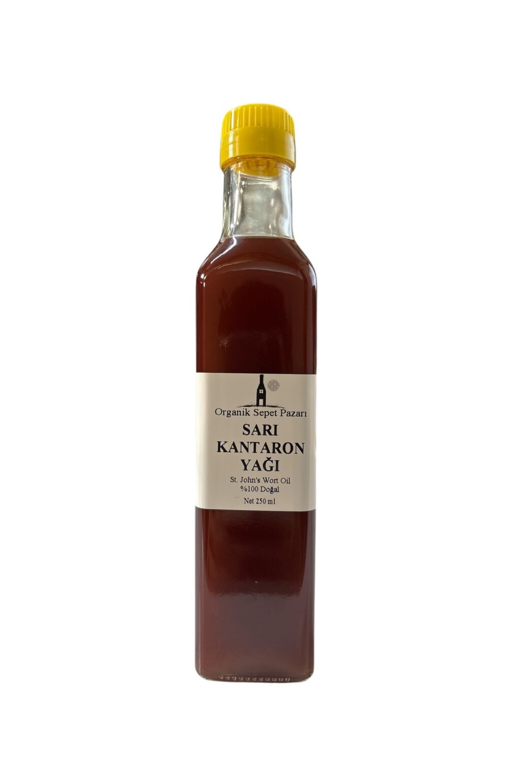Organik Sepet Pazarı Sarı Kantaron Yağı 250 Ml Cam Şişe - Görsel 3