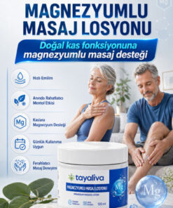 Tayaliva Magnezyumlu Doğal Hareket Konforunu Destekleyen Masaj Kremi