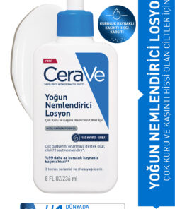 CeraVe Hyalüronik Asit & Seramid & Hidro-üre İçerikli Yoğun Nemlendirici Vücut Losyonu 236 ml
