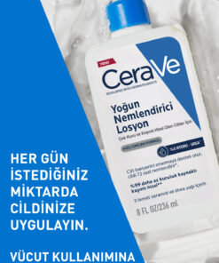 CeraVe Hyalüronik Asit & Seramid & Hidro-üre İçerikli Yoğun Nemlendirici Vücut Losyonu 236 ml - Görsel 3