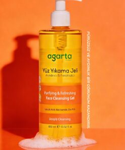 Alternative view of Agarta Tüm Cilt Tipleri Için Doğal Arındırıcı Yüz Yıkama Jeli Hassas 400 ml
