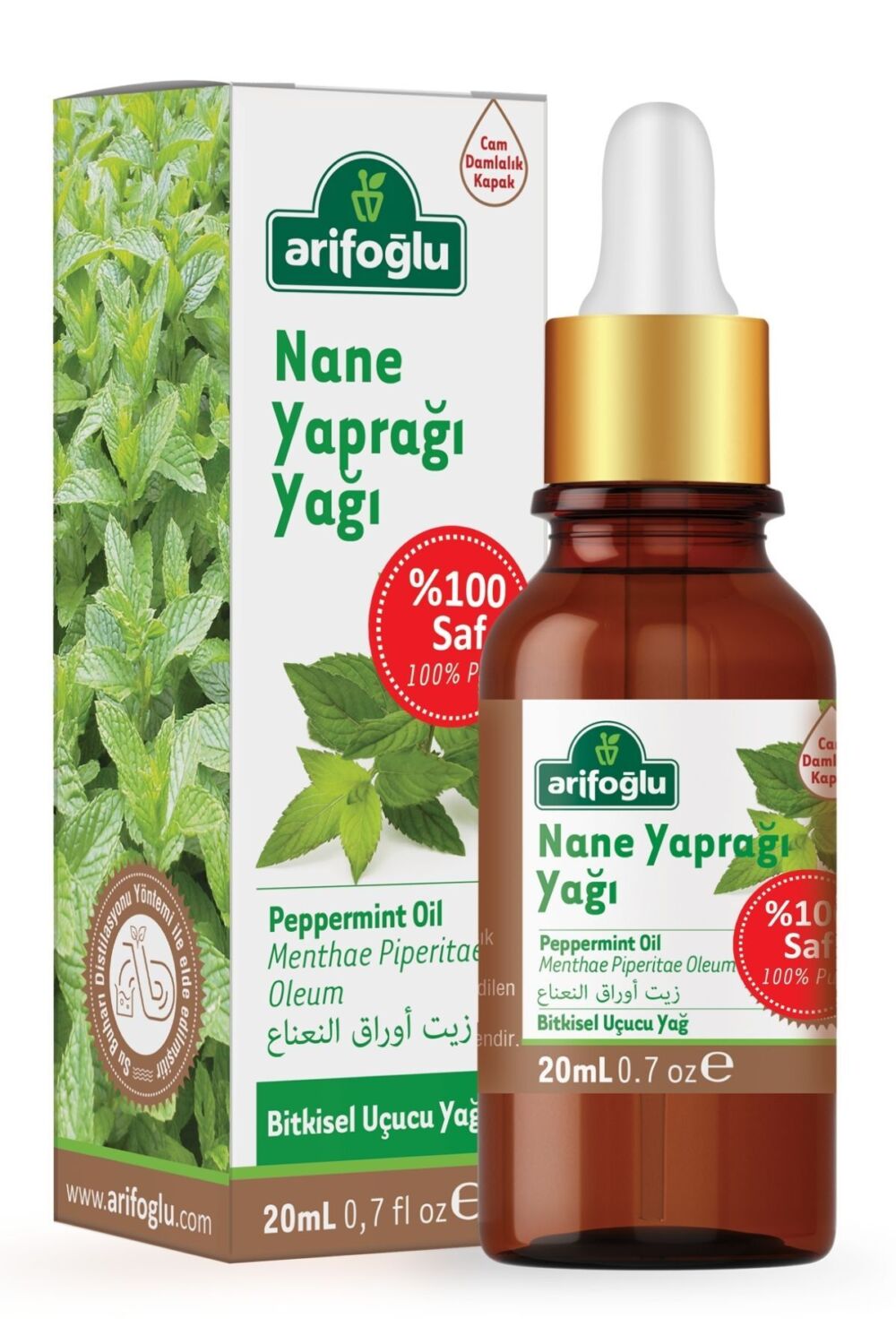 Arifoğlu Nane Yaprağı Yağı 20ml 0 Saf Ve Doğal