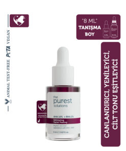 The Purest Solutions Tanışma Boy Aha & Bha Canlandırıcı Ve Cilt Tonu Eşitleyici Kırmızı Peeling Cilt Serumu 8 ml