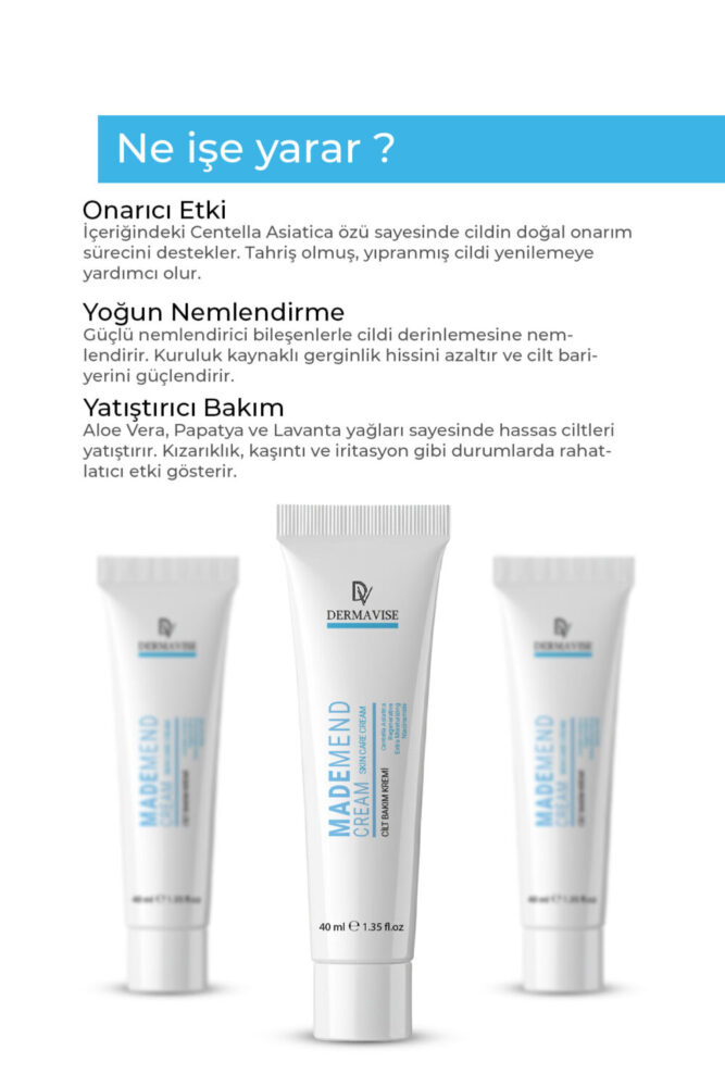 Dermavise Mademend Cilt Bakım Kremi 40 ml - Görsel 3