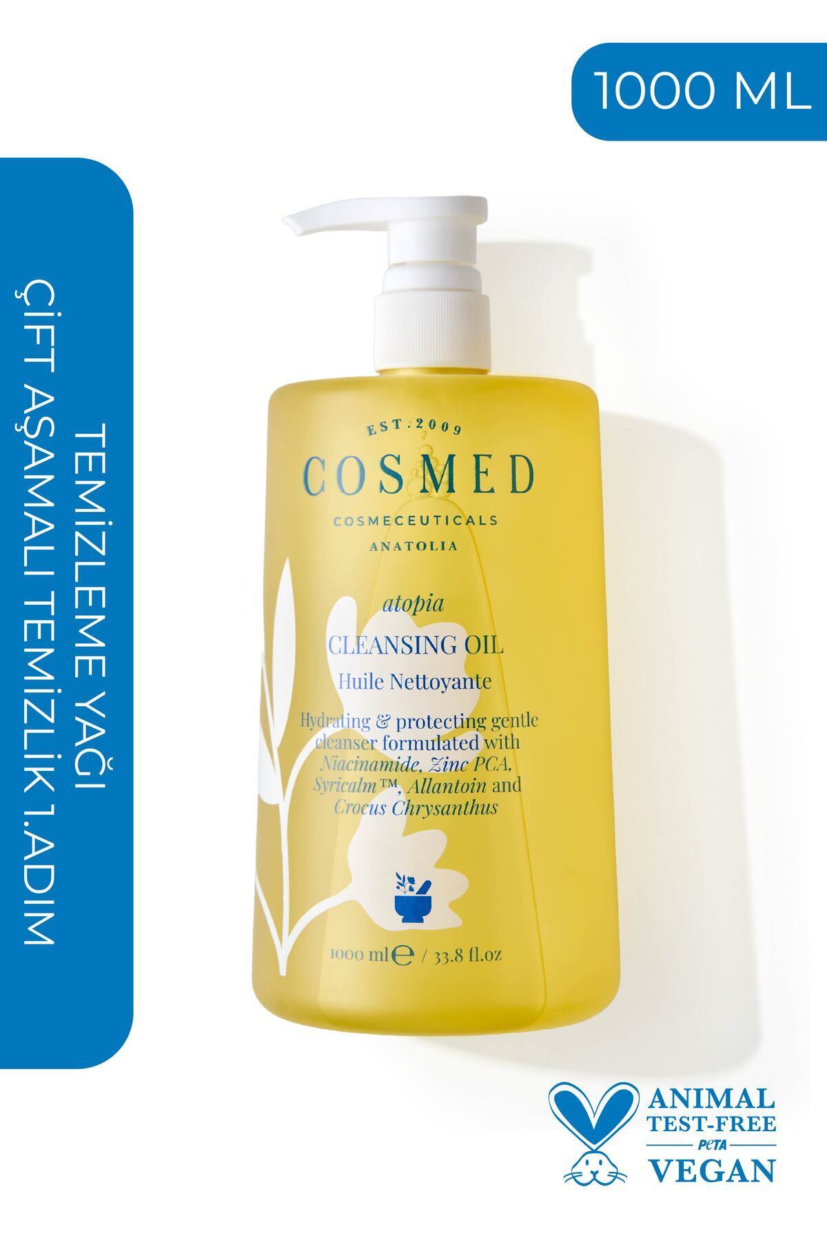 COSMED Temizleme Yağı - Çift Aşamalı Temizlik/ Atopia CLEANSİNG OİL