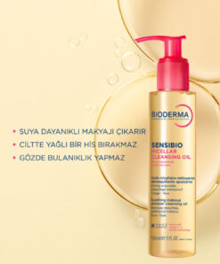 Bioderma Sensibio Micellar Cleansing Oil Hassas, Normal Ciltler Yağ Bazlı Yüz&Göz Makyaj Temizleyici 150 ML - Görsel 3