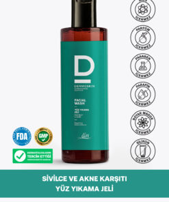 Dermoskin Acgun Sivilce ve Akne Karşıtı Yüz Yıkama Jeli | Yüz Temizleyicileri | Salisilik Asit | 200 ml