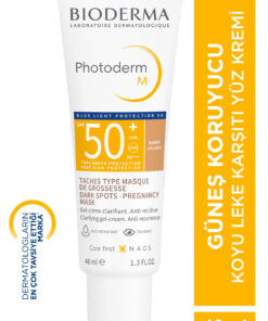 Bioderma Photoderm M SPF50+ Kapatıcı Etkili Leke Karşıtı Renkli Güneş Kremi Golden 40 ML