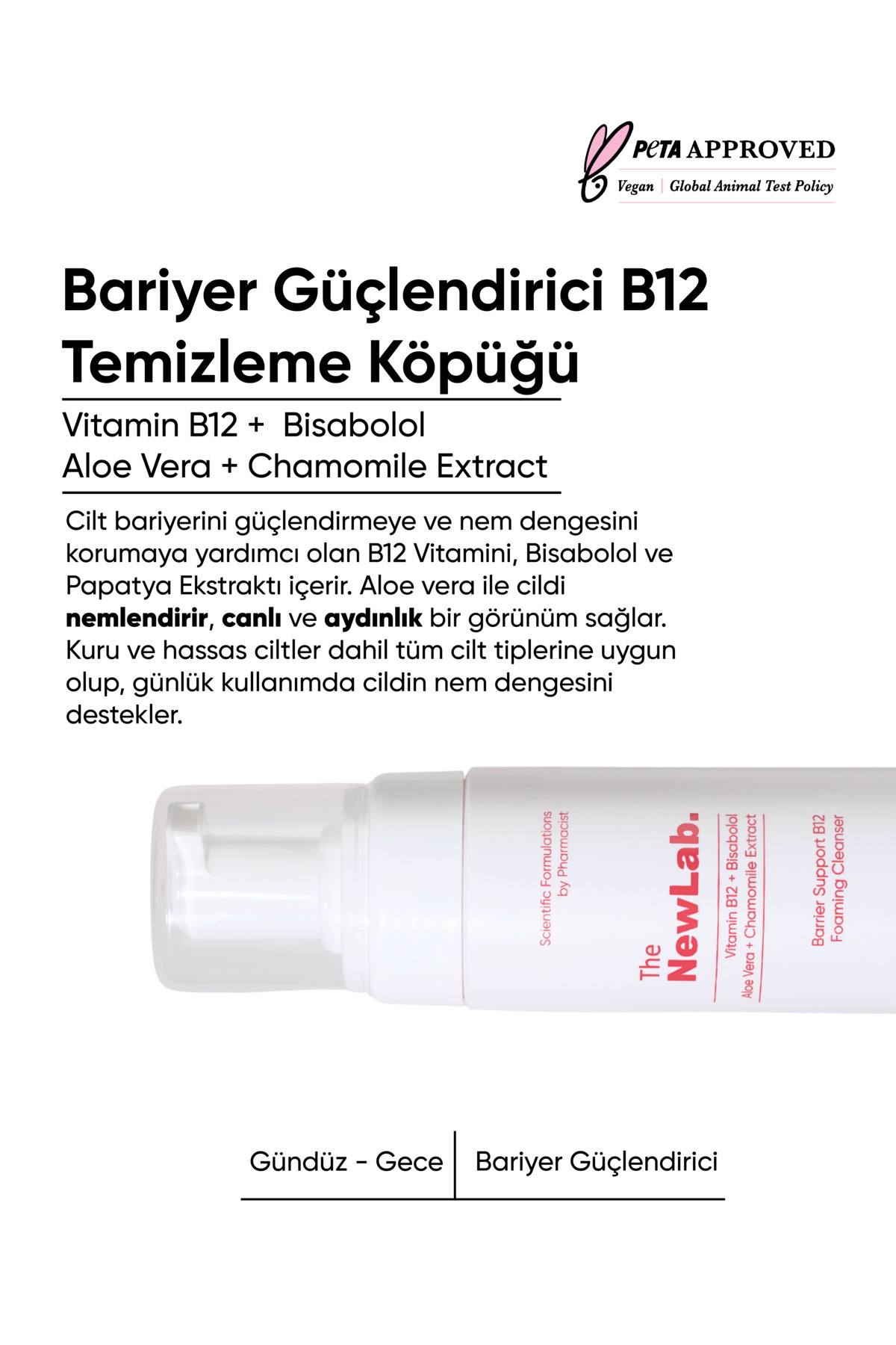 The NewLab Bariyer Güçlendirici B12 Temizleme Köpüğü - Görsel 2