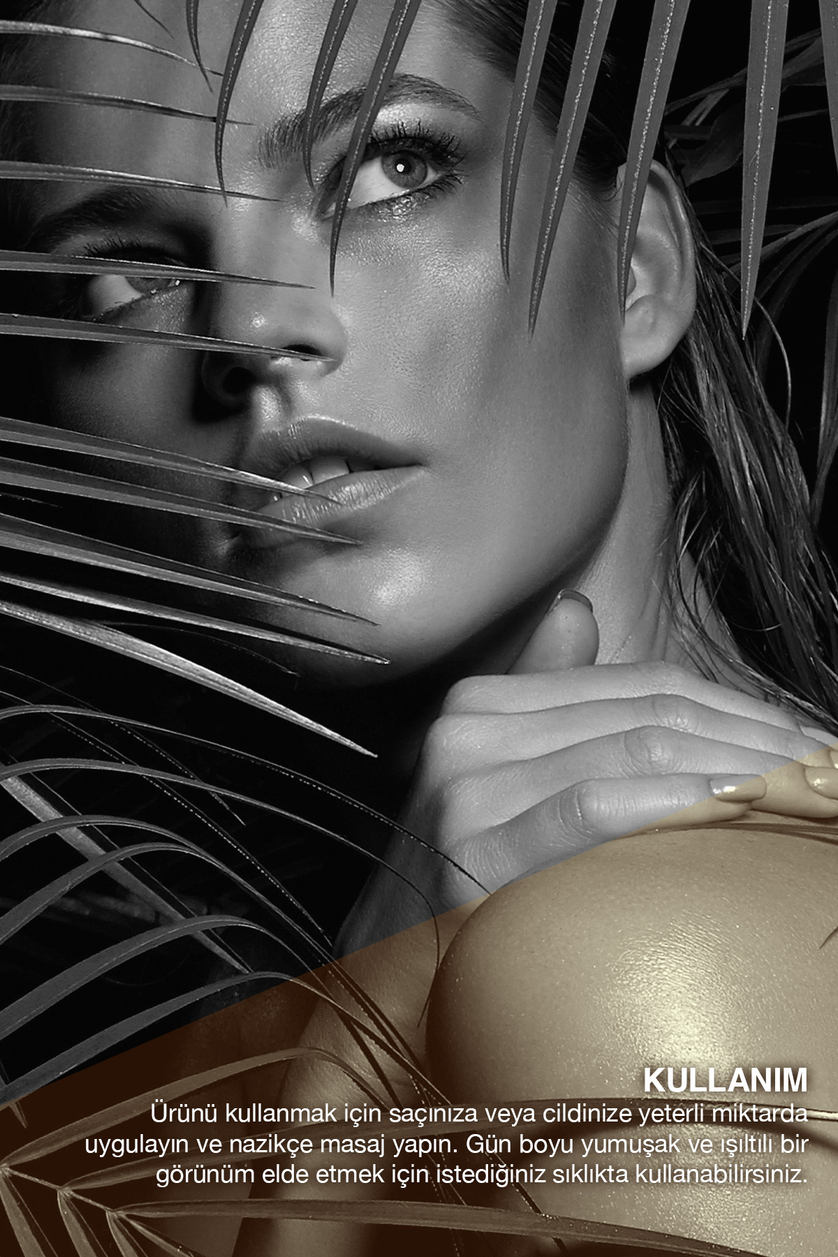 Bioxcin Gold On Skin Altın Parıltılı Kuru Yağ Saç Yüz Vücut Yağ Sprey 100 ml (Nemlendirir, Işıltı Verir) - Görsel 3