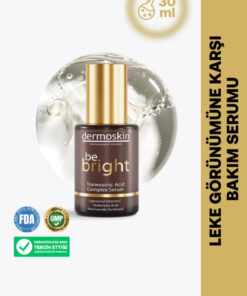 Alternative view of Dermoskin Be Bright Tranexamic Acid Leke Karşıtı Serum | Kırışıklık Karşıtı | Hyaluronik Asit | 30 ml