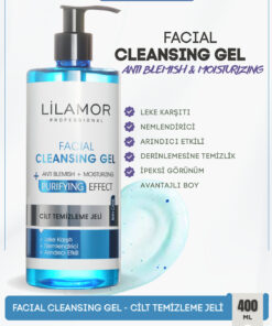 Lilamor Cilt Temizleme Jeli Leke Karşıtı Nemlendirici Arındırıcı Etkili 400 ml