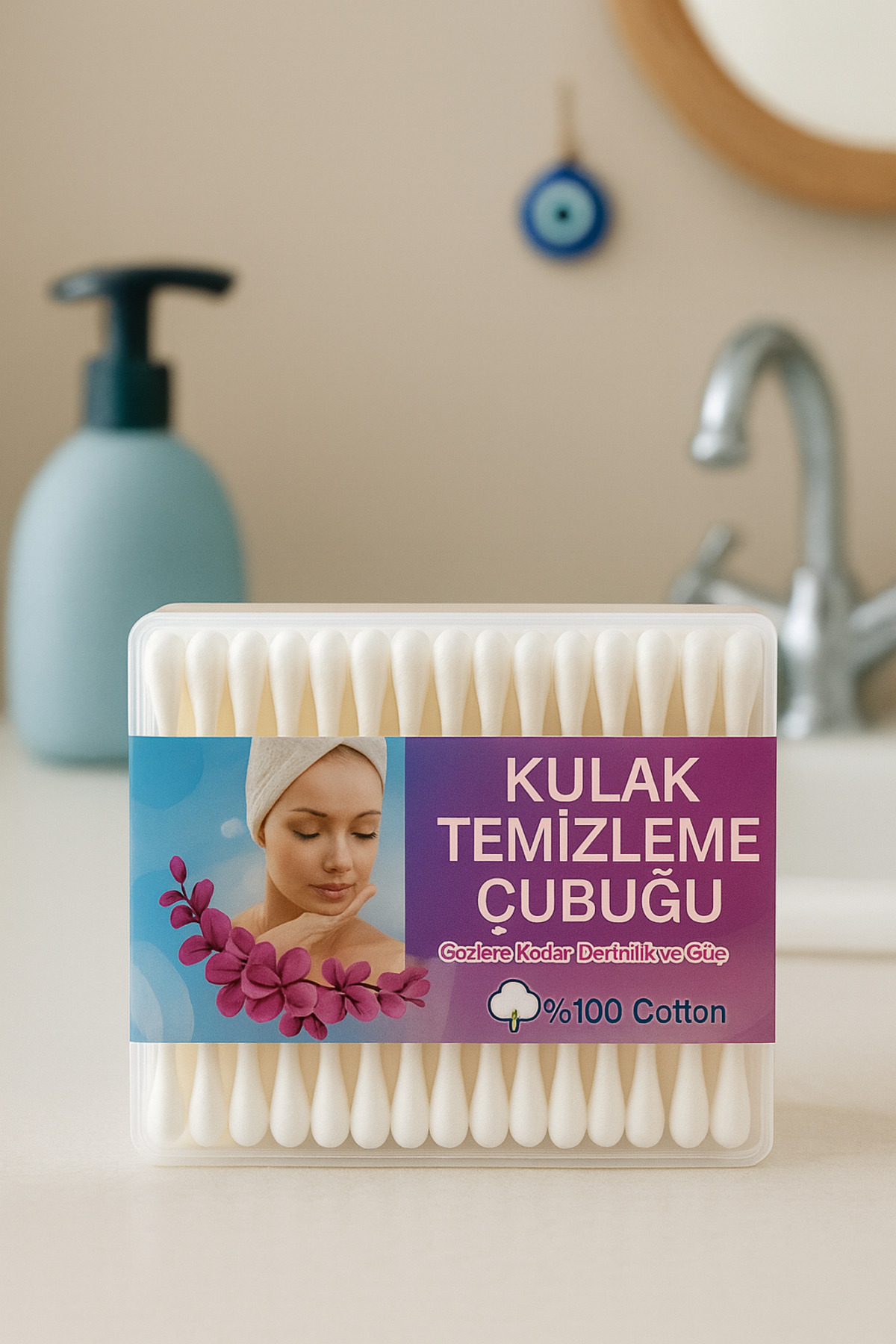 nistabolje 1 KUTU Kulak Temizleme Çubuğu Ekonomik Pamuklu Kulak Çöpü Pamuğu - Görsel 3