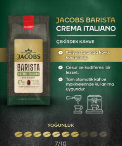 Jacobs Barista Çekirdek Kahve Avantajlı Paket 2 Kg ( Crema Italiano 1 kg + Espresso 1 kg ) - Görsel 2