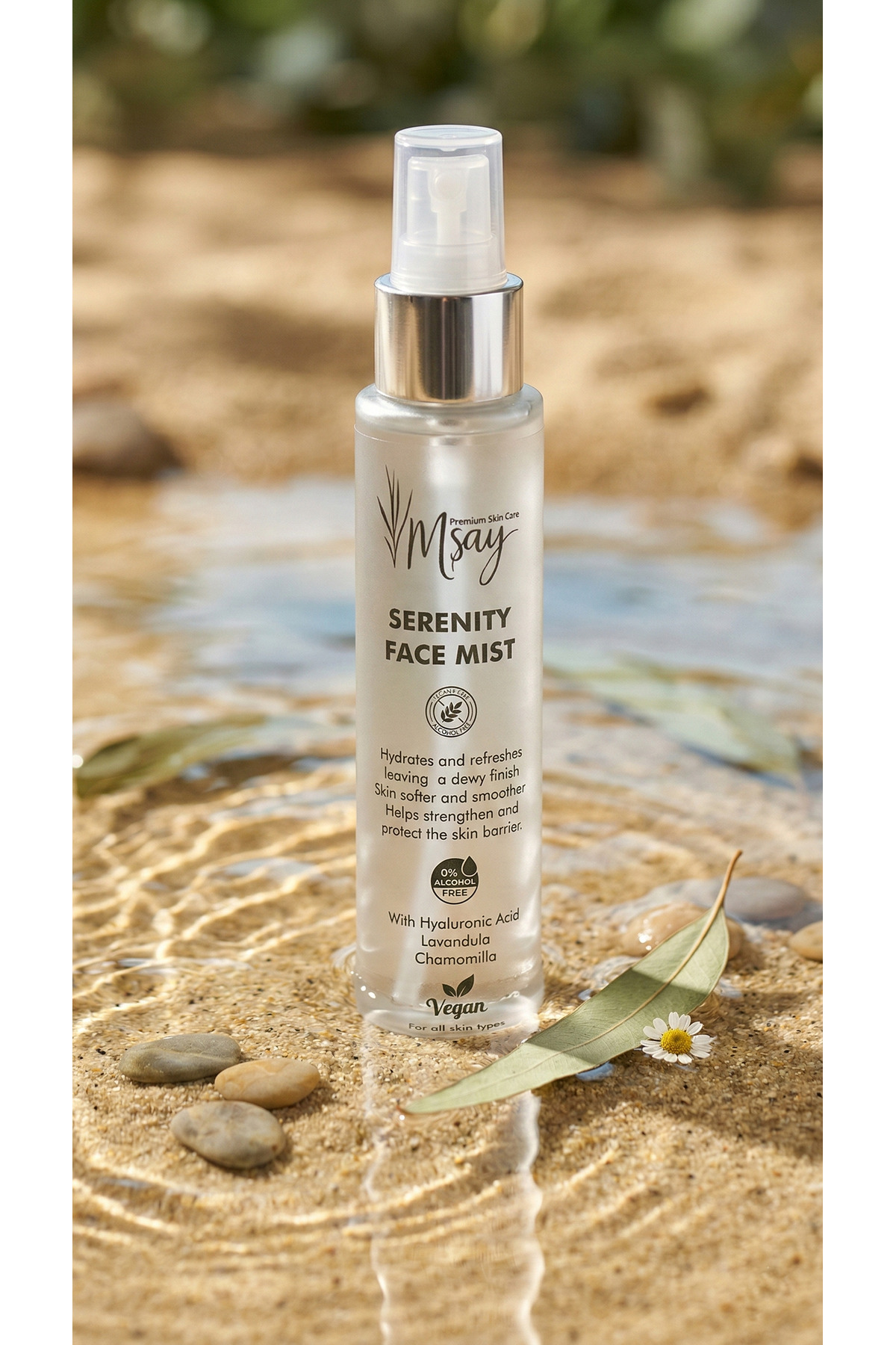 MSAY PREMIUM SKIN CARE Hyaluronik Asit, Panthenol, Gül, Lavanta, Papatya Sularıyla Nemlendirici,Ferahlatıcı,Tazeleyici Mist - Görsel 2