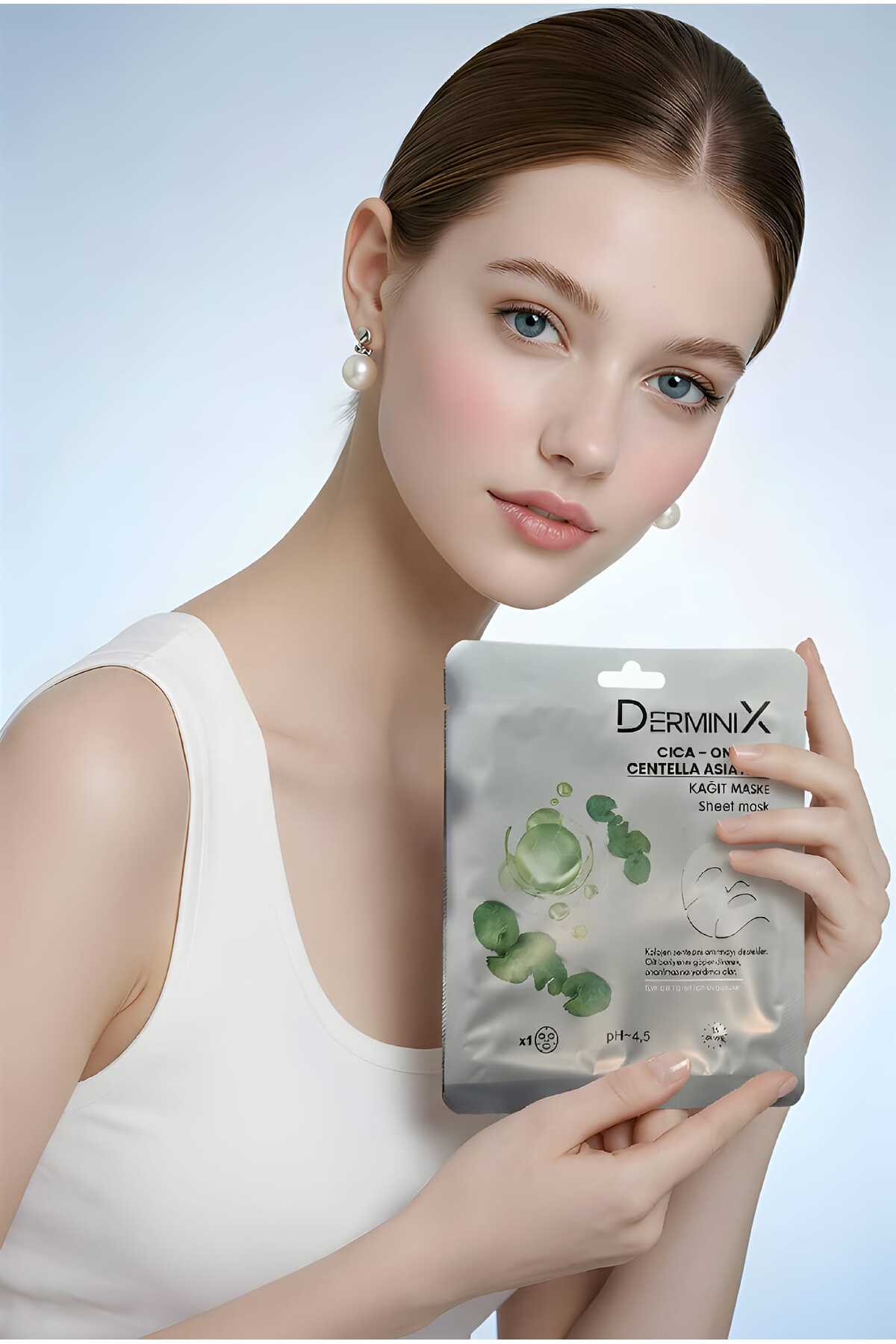 Derminix Cica Onarıcı Kağıt Maske 1 Adet – Centella Asiatica, Yatıştırıcı Bakım - Görsel 2
