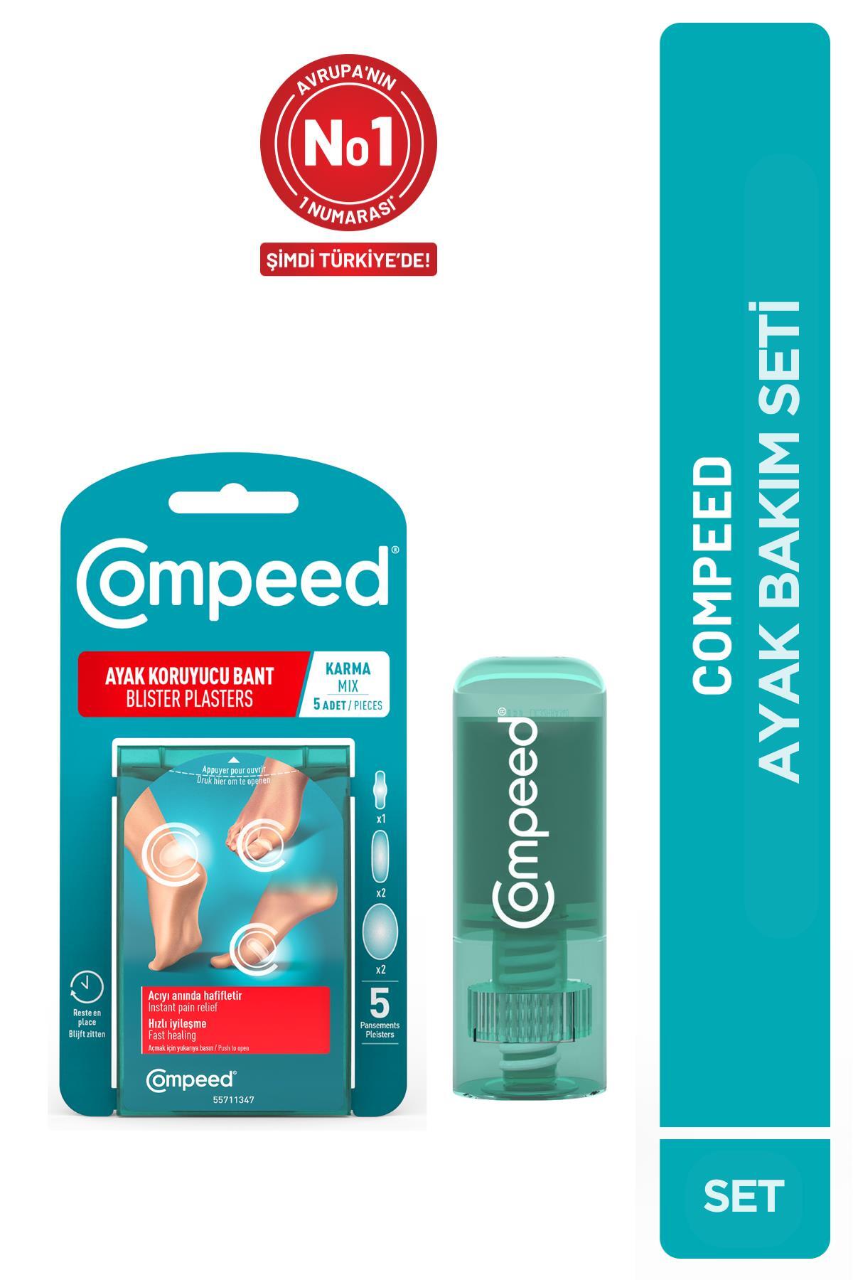 Compeed Sürtünme Önleyici Stick-Acıyı Hafifleten Hidrokolloid Ayak Koruma ve Yara Bandı Karma Set - Görsel 2