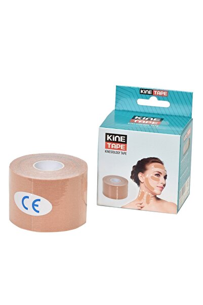 KİNE TAPE Yüz Gerdirme Bandı Kırışıklık Oluşumunu Engelleme Bandı Yüz Germe 5cm X 5 Metre - Görsel 3
