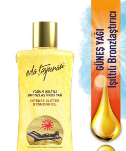 Eda Taşpınar Işıltılı Bronzlaştırıcı Güneş Yağı SPF 0 – Simli Bronzing Oil & Yoğun Bronzluk 200 ml