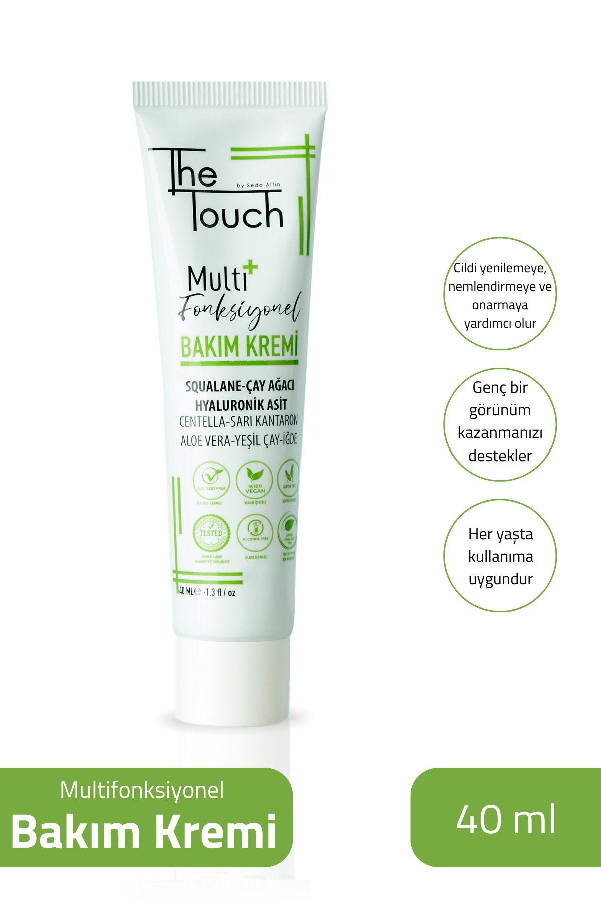 The Touch By Seda Altın Multifonksiyonel Bakım Kremi 40 ML - Görsel 2