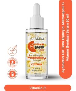 Harrem Aydınlatıcı Cilt Tonu Eşitleyici Mikrokapsül C Vitamin Bombası Serum 30 ml